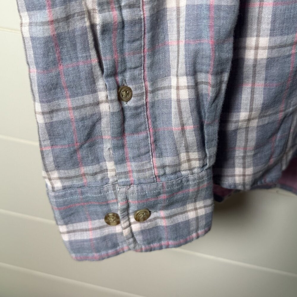 Johnnie O Rascal Long Sleeve Plaid Surflannel Shirt Sz XXL 100% Cotton - Picture 8 of 11